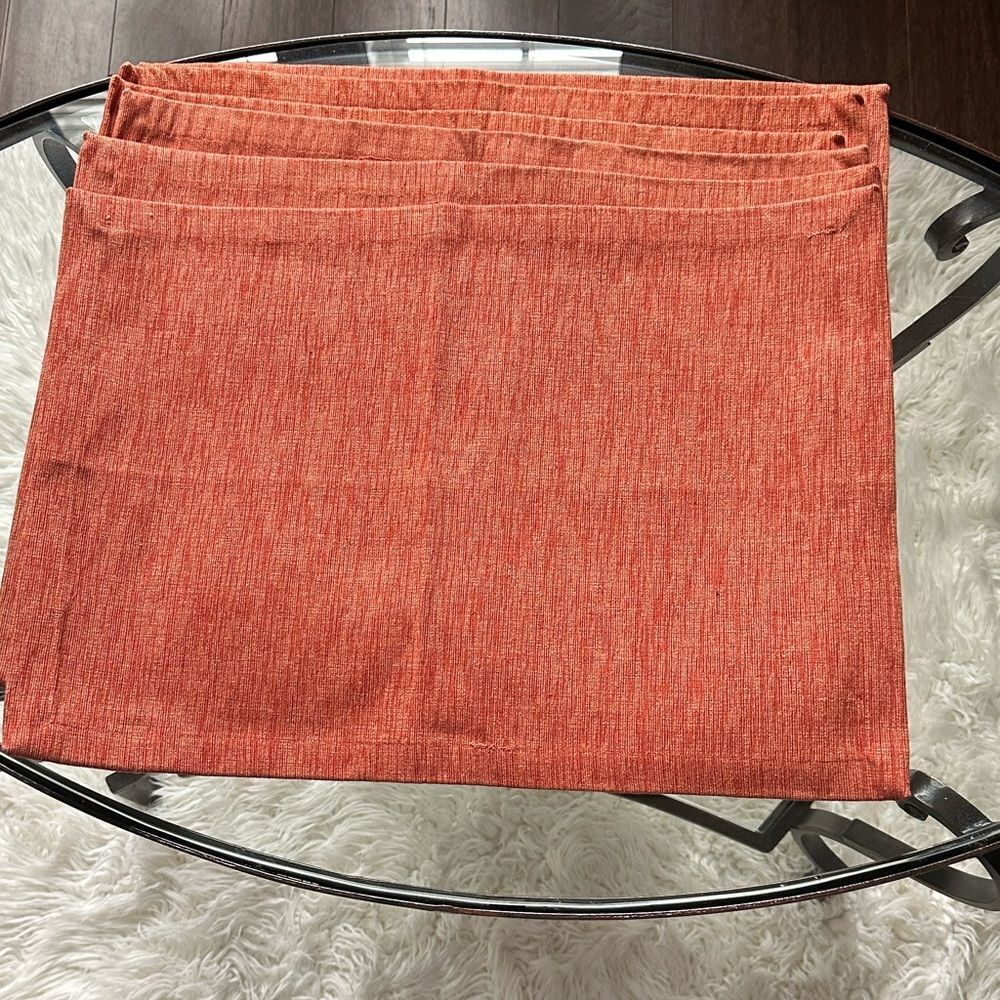 Gloria Vanderbilt Home Rust Cloth Placemats (6)
